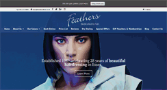 Desktop Screenshot of feathers4hair.co.uk